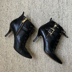 Michael Kors Brena Kitten Heel Black Boot Sz. 8.5